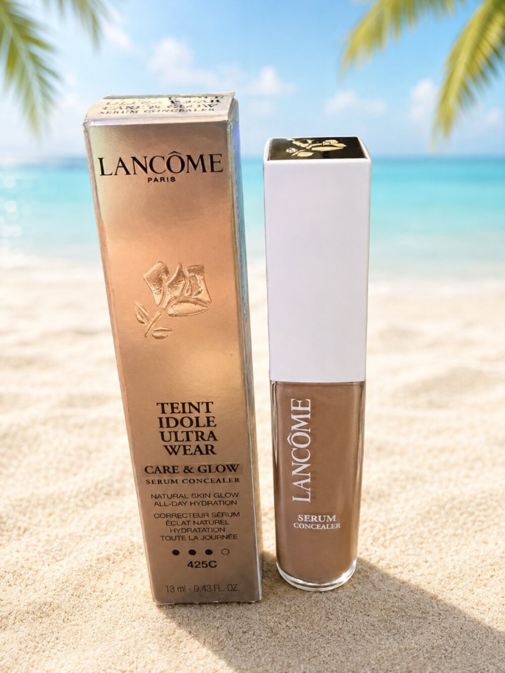 Lancôme Care & Glow Serum Concealer, shade 425C, 13 ml